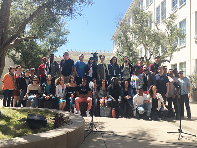 Hamilton visits LucasFilm